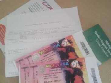 Фотоий: надувательство билеты согласия MADOVA VIP TWO TICKETS - LONDON WEMBLEY STADIUM.