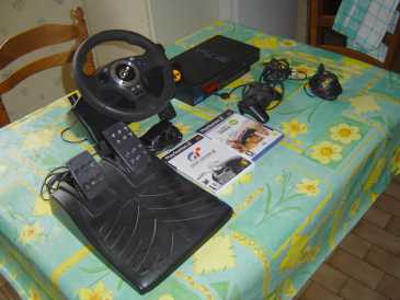 Фотоий: надувательство видео- игры SONY LOGITECH - PS2+VOLAN+2JEUX