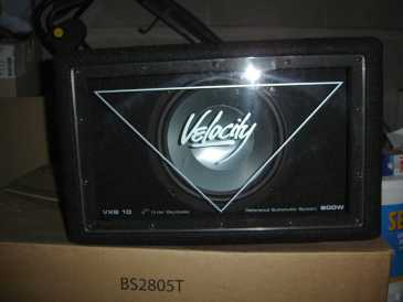 Фотоий: надувательство громкоговорители VELOCITY - SUBWOOFER