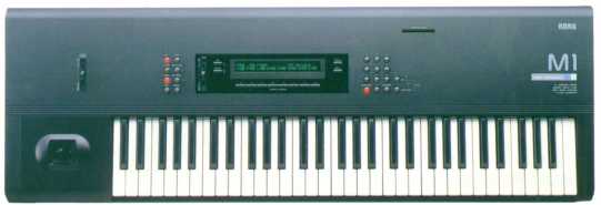 Фотоий: надувательство рояли и synthetizers KORG M1 - KORG M1