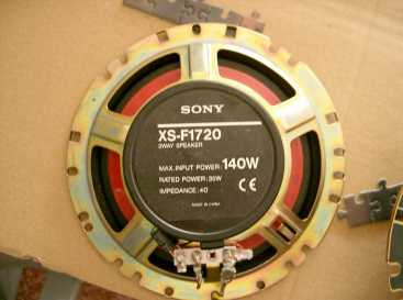 Фотоий: надувательство громкоговорители SONY - XS-F1720