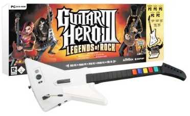 Фотоий: надувательство видео- игры ACTIVISION - GUITAR HERO III