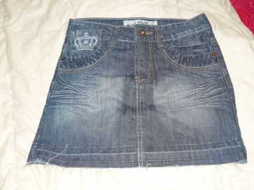 Фотоий: надувательство одежда женщины - MISS CHIC - JUPE JEANS