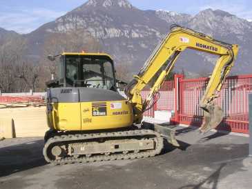 Фотоий: надувательство тележки и общие назначения KOMATSU - PC88MR-6