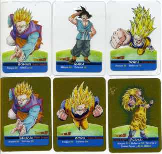 Фотоий: надувательство другие предметы LAMINCARDS DE DRAGON BALL Z EDICION ORO