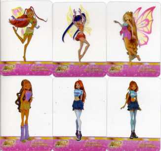 Фотоий: надувательство другие предметы LAMINCARDS DE WINX CLUB