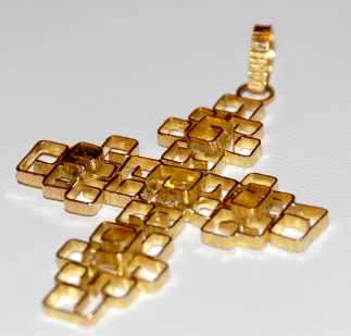 Фотоий: надувательство Jewels женщины - CATENA CON CROCE ORO 750