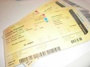 Фотоий: надувательство билеты согласия LAURA PAUSINI WORLD TOUR 09 @ FIRENZE (2 GIUGNO) - NELSON MANDELA FORUM