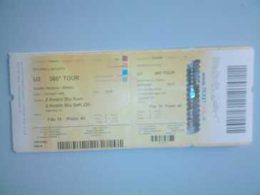 Фотоий: надувательство билеты согласия U2  MILANO SAN SIRO SPECIAL GUEST SNOW PATROL - MILANO SAN SIRO