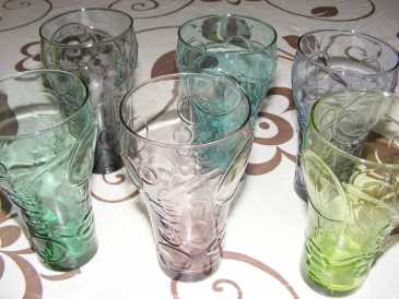 Фотоий: надувательство стеклянные предметы COLLECTIEN DE VERRE COCA COLA 2009