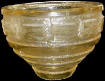Фотоий: надувательство стеклянные предметы VASE DAUM NANCY FRANCE GRAVE A L´ACIDE JAUNE