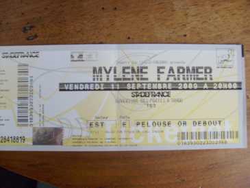 Фотоий: надувательство билеты согласия CONCERT MYLENE FARMER - STADE DE FRANCE