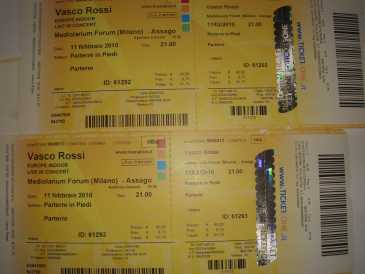 Фотоий: надувательство билеты согласия CONCERTO VASCO ROSSI - MILANO