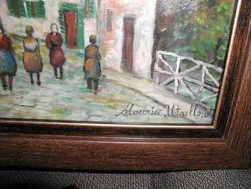 Фотоий: надувательство картины и чертежи MAURICE UTRILLO