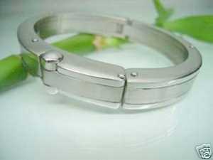 Фотоий: надувательство Jewels люди - BRACCIALE UOMO STILE MANETTA IN ACCIAIO - BEL BRACCIALE STILE MANETTA  PURO ACCIAIO