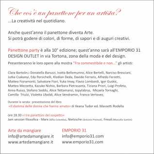 Фотоий: предлагает фиеста PANETTONE PARTY - EMPORIO 31