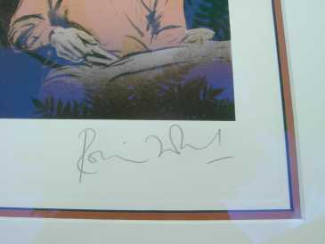 Фотоий: надувательство картины и чертежи RONNIE WOOD LITHO, VOODOO 4 (II)