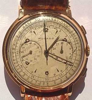 Фотоий: надувательство вахты люди - MOVADO - MOVADO CRONO 1943 ORO 18K