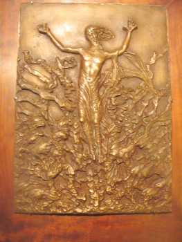 Фотоий: надувательство скульптуры бронза - CRISTO RISORTO DI PERICLE FAZZINI