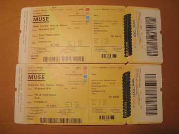 Фотоий: надувательство билеты согласия CONCERTO MUSE @SAN SIRO, 8 GIUGNO 2010 - MILANO