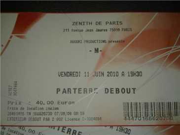 Фотоий: надувательство билеты согласия M - ZENITH DE PARIS