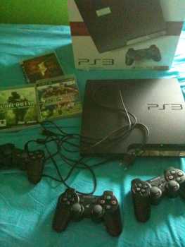 Фотоий: надувательство видео- игры SONY - PLAY SATION 3SLIM,3 MANDOS Y 2 JUEGOS - PLAY STATION 3SLIM,3 MANDOS Y 2 JUEGOS