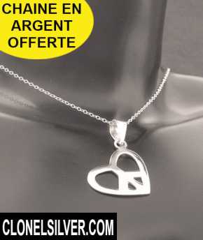 Фотоий: надувательство Jewels женщины - PENDENTIF COEUR PAIX ARGENT 15,00EUR - PENDENTIF COEUR ARGENT 925