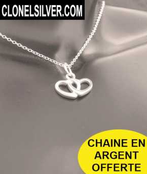 Фотоий: надувательство Jewels женщины - PENDENTIF COEUR REUNIS ARGENT 15,00EUR - PENDENTIF COEUR ARGENT 925