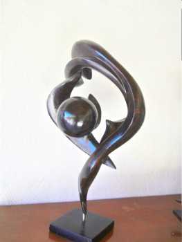 Фотоий: надувательство скульптуры древесина - SCULPTURE DARIUS (FLEUR DE LUNE )
