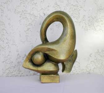 Фотоий: надувательство скульптуры мрамор - SCULPTURE DARIUS (LE POISSON )