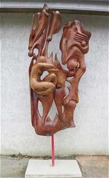 Фотоий: надувательство скульптуры древесина - SCULPTURE DARIUS ( GENESE )
