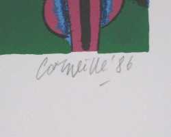 Фотоий: надувательство картины и чертежи GUILLAUME CORNEILLE - LITHOGRAPHIE ORIGINALE