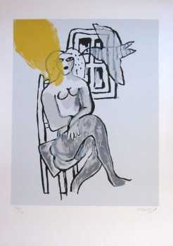 Фотоий: надувательство картины и чертежи GUILLAUME CORNEILLE - LITHOGRAPHIE ORIGINALE