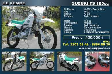 Фотоий: надувательство мотовелосипеды 180 cc - SUZUKI - TS (185 CC)