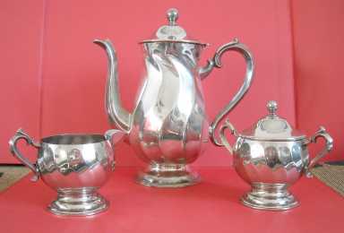 Фотоий: надувательство другие предметы SERVIZIO DA TE SILVER PLATED - ANNI '60