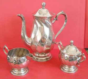 Фотоий: надувательство другие предметы SERVIZIO DA TE SILVER PLATED - ANNI '60