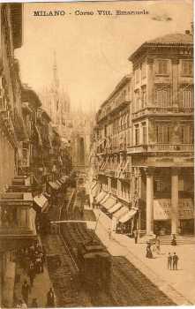 Фотоий: надувательство штемпеля/почтовые карточки MILANO
