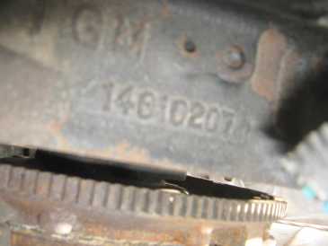 Фотоий: надувательство части и вспомогательное оборудование CHEVROLET - CHEVROLET ENGINE NUMBER: MG 14010207