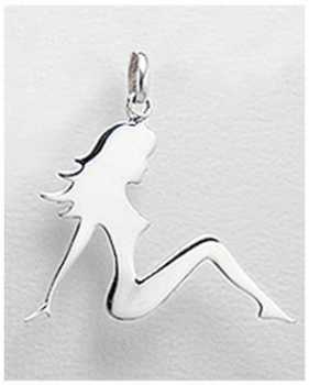 Фотоий: надувательство Jewels женщины - PENDENTIF PIN UP EN ARGENT 25,00EUR - PENDENTIF FEMME SEXY CHAINE ARGENT OFFERTE