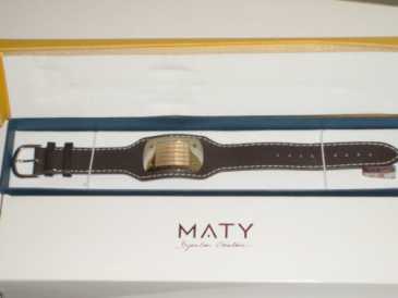 Фотоий: надувательство вспомогательное оборудование люди - MATY - BRACELET MATY EN CUIR ACIER INOX ET OR 750