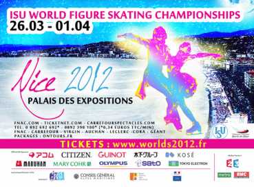 Фотоий: надувательство билеты спорта CHAMPIONNAT DU MONDE DE PATINAGE - NICE