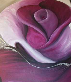 Фотоий: надувательство картины и чертежи TABLEAUX ABSTRAIT CONTEMPORAIN ROSE