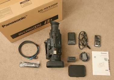 Фотоий: надувательство видео- камеры PANASONIC - AG HVX 200 3CCD