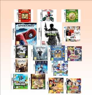 Фотоий: надувательство видео- игры NINTENDO - 17 JUEGOS PARA DS, DSI
