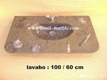 Фотоий: надувательство украшение LAVABO EN MARBRE FOSSILISE ERFOUD RISSANI - LAVABO EN MARBRE FOSSILISE RISSANI ERFOUD