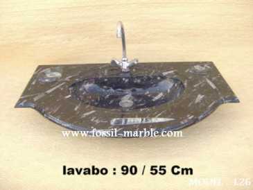 Фотоий: надувательство украшение LAVABO EN MARBRE FOSSILISE ERFOUD RISSANI - LAVABO EN MARBRE FOSSILISE RISSANI ERFOUD