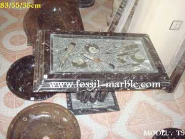 Фотоий: надувательство украшение LAVABO EN MARBRE FOSSILISE ERFOUD RISSANI - TABLES EN MARBRE FOSSILISE RISSANI ERFOUD
