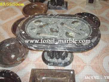 Фотоий: надувательство украшение LAVABO EN MARBRE FOSSILISE ERFOUD RISSANI - TABLES EN MARBRE FOSSILISE RISSANI ERFOUD