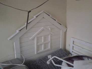 Фотоий: надувательство мебель NINGUNA - CUNA CON CABECERA EN FORMA DE CASITA