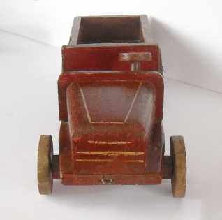 Фотоий: надувательство другие предметы GIOCATTOLO DEGLI ANNI '30 - AUTOCARRO DI LEGNO